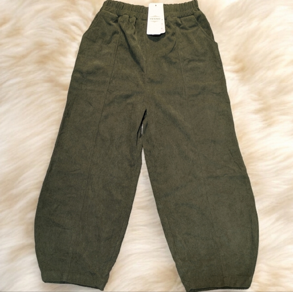 Kids Olive Green Pants